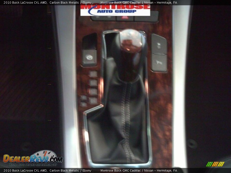2010 Buick LaCrosse CXL AWD Carbon Black Metallic / Ebony Photo #27