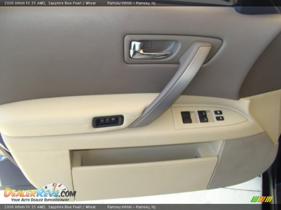 2006 Infiniti FX 35 AWD Sapphire Blue Pearl / Wheat Photo #9
