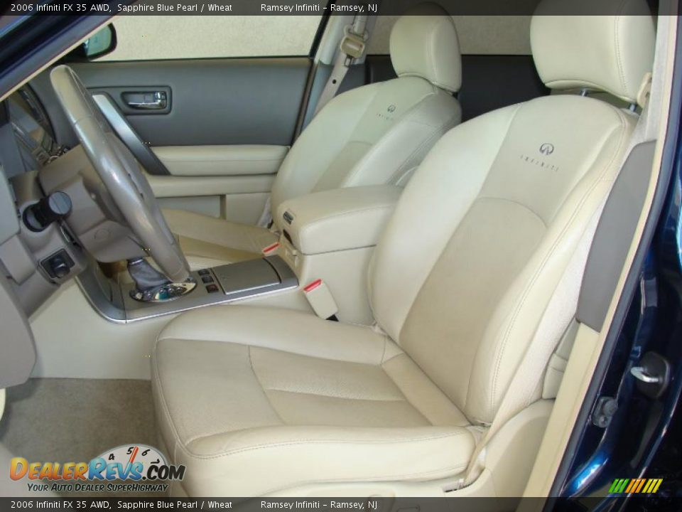 2006 Infiniti FX 35 AWD Sapphire Blue Pearl / Wheat Photo #10