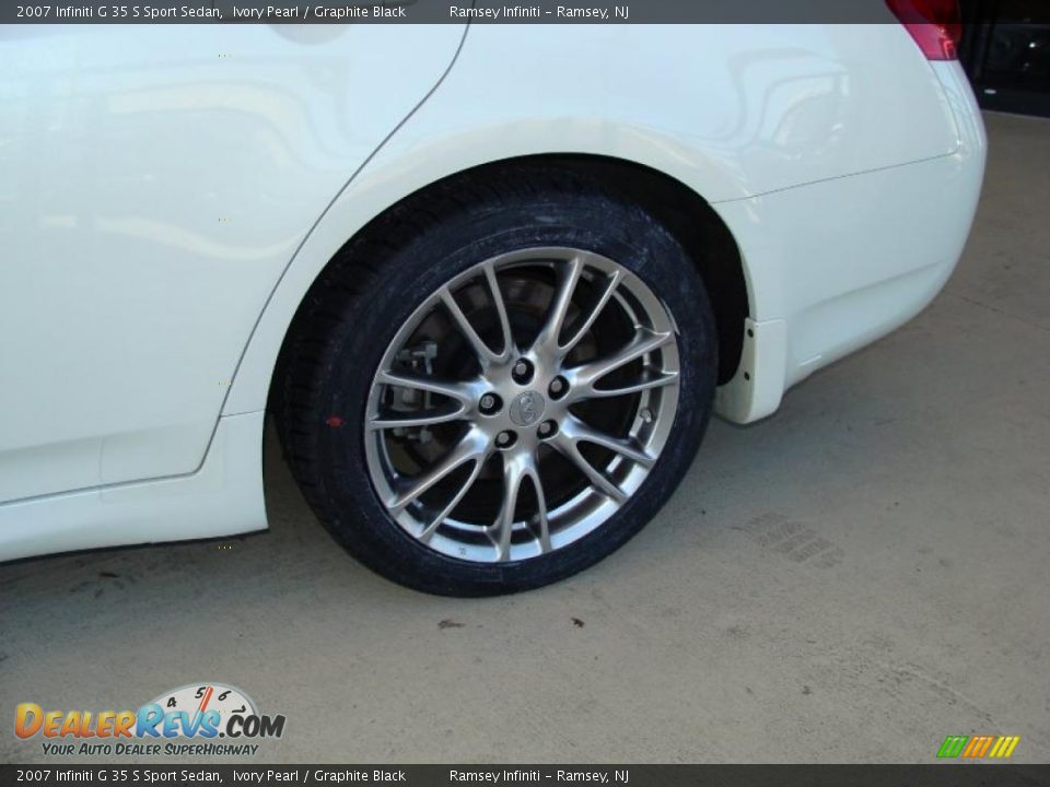 2007 Infiniti G 35 S Sport Sedan Ivory Pearl / Graphite Black Photo #4