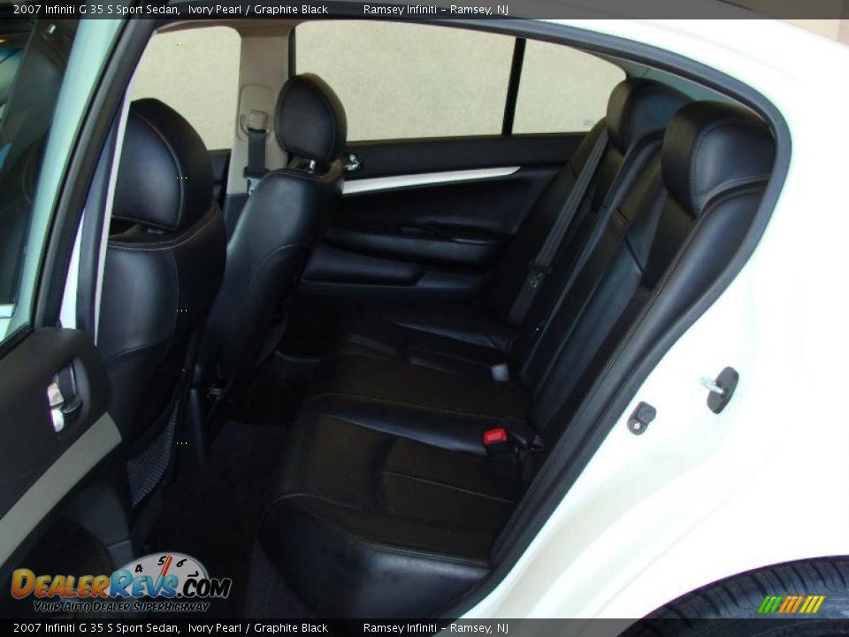 2007 Infiniti G 35 S Sport Sedan Ivory Pearl / Graphite Black Photo #7