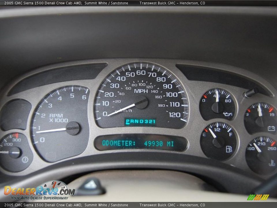 2005 GMC Sierra 1500 Denali Crew Cab AWD Summit White / Sandstone Photo #19