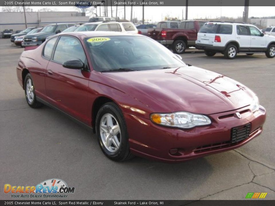 2005 Chevrolet Monte Carlo LS Sport Red Metallic / Ebony Photo #5
