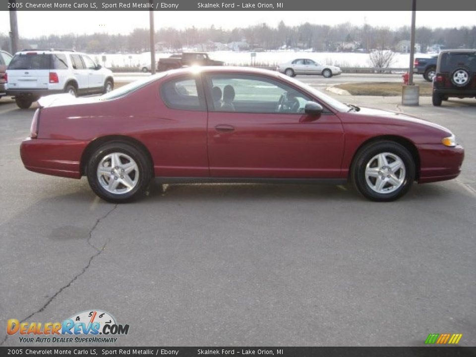 2005 Chevrolet Monte Carlo LS Sport Red Metallic / Ebony Photo #7