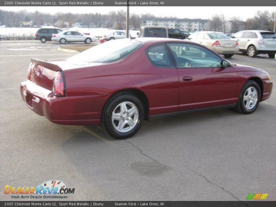 2005 Chevrolet Monte Carlo LS Sport Red Metallic / Ebony Photo #8