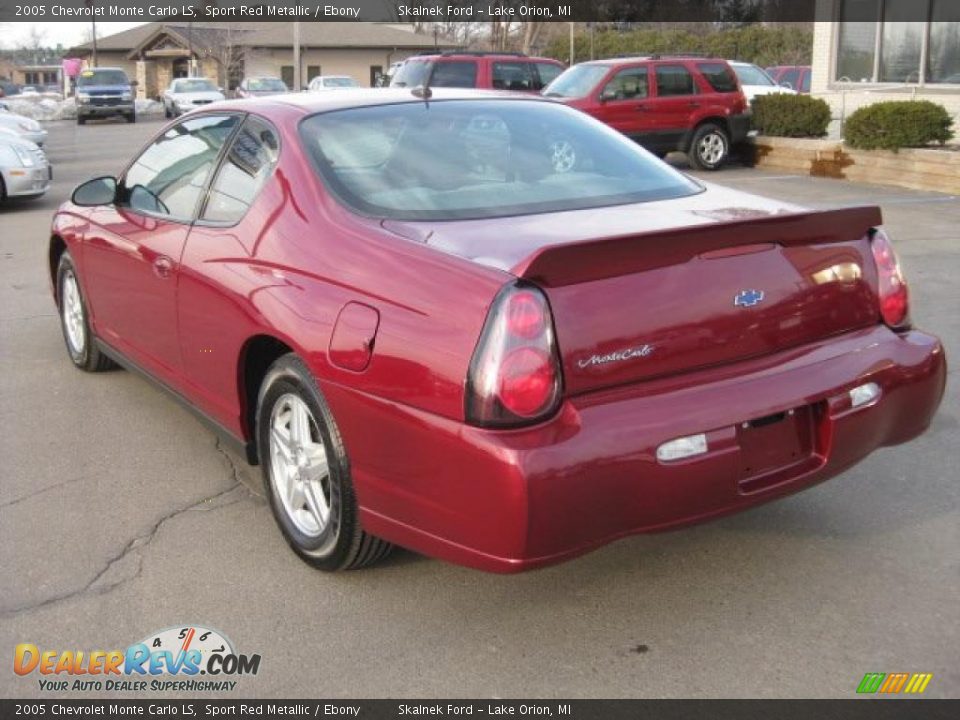 2005 Chevrolet Monte Carlo LS Sport Red Metallic / Ebony Photo #11
