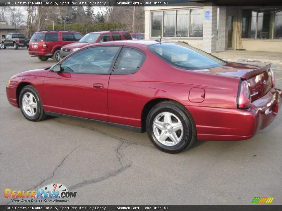 2005 Chevrolet Monte Carlo LS Sport Red Metallic / Ebony Photo #12