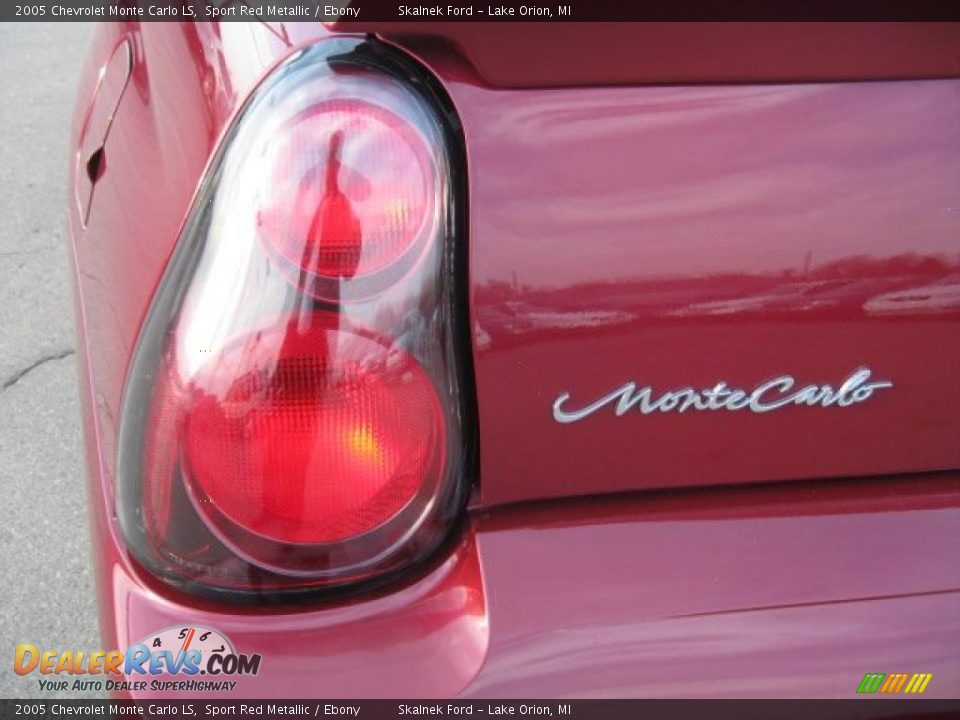 2005 Chevrolet Monte Carlo LS Sport Red Metallic / Ebony Photo #14