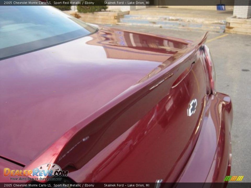 2005 Chevrolet Monte Carlo LS Sport Red Metallic / Ebony Photo #15