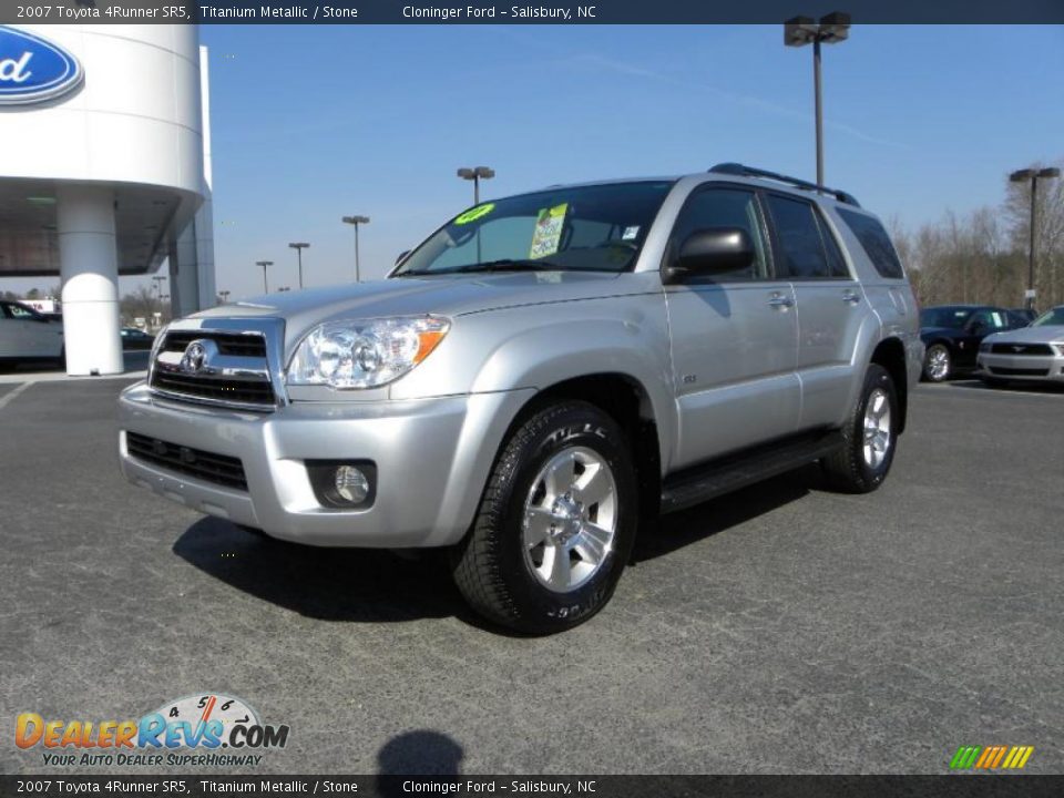 2007 Toyota 4Runner SR5 Titanium Metallic / Stone Photo #6
