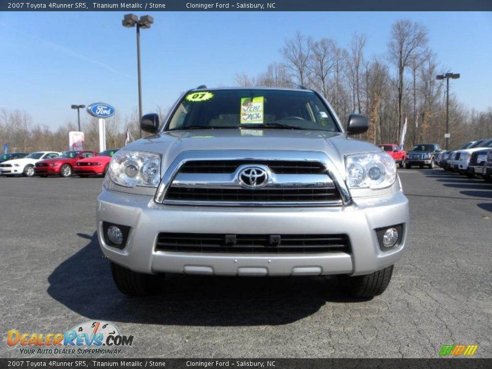 2007 Toyota 4Runner SR5 Titanium Metallic / Stone Photo #7
