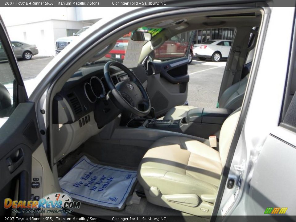 2007 Toyota 4Runner SR5 Titanium Metallic / Stone Photo #8