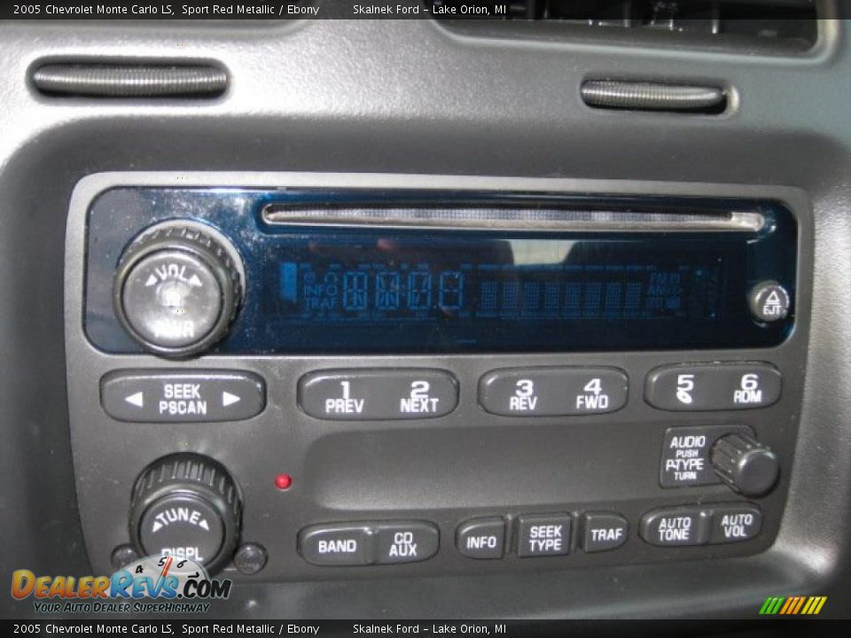 2005 Chevrolet Monte Carlo LS Sport Red Metallic / Ebony Photo #27