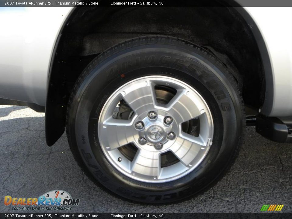 2007 Toyota 4Runner SR5 Titanium Metallic / Stone Photo #14