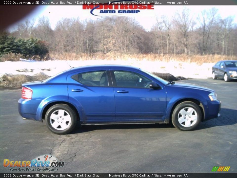2009 Dodge Avenger SE Deep Water Blue Pearl / Dark Slate Gray Photo #1
