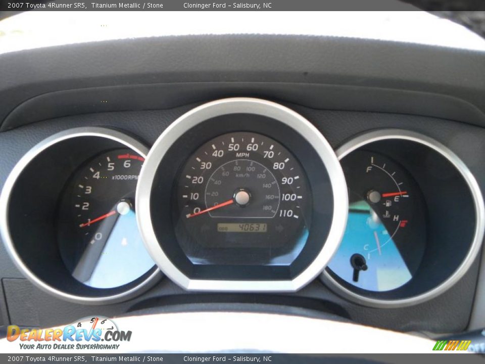 2007 Toyota 4Runner SR5 Titanium Metallic / Stone Photo #19