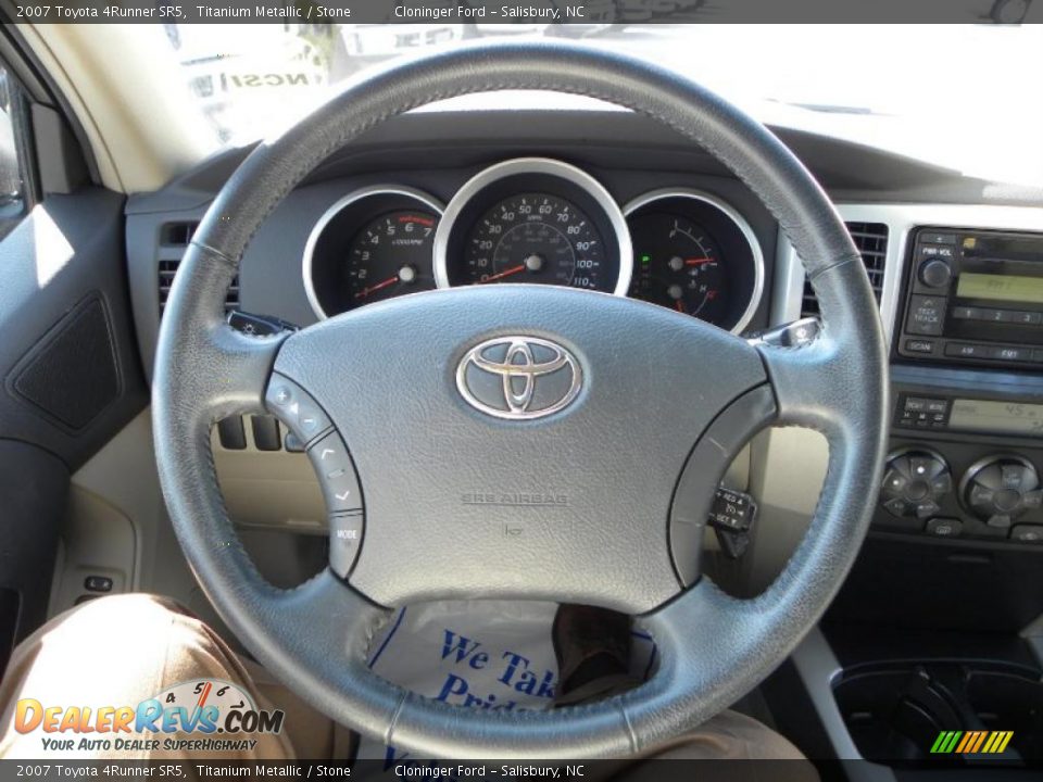 2007 Toyota 4Runner SR5 Titanium Metallic / Stone Photo #20