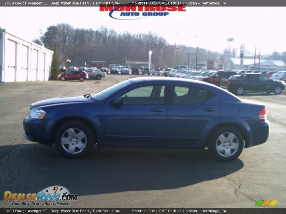 2009 Dodge Avenger SE Deep Water Blue Pearl / Dark Slate Gray Photo #7