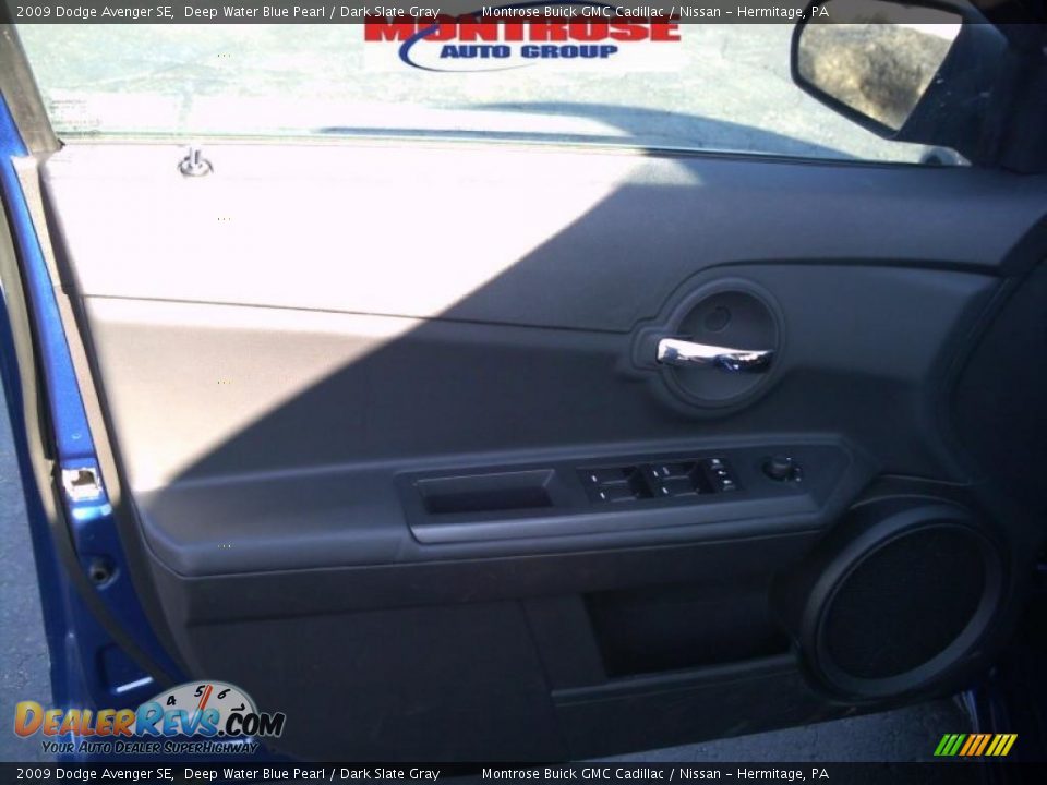 2009 Dodge Avenger SE Deep Water Blue Pearl / Dark Slate Gray Photo #8