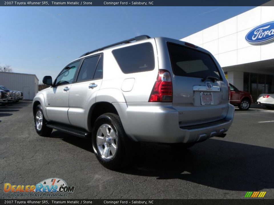 2007 Toyota 4Runner SR5 Titanium Metallic / Stone Photo #26