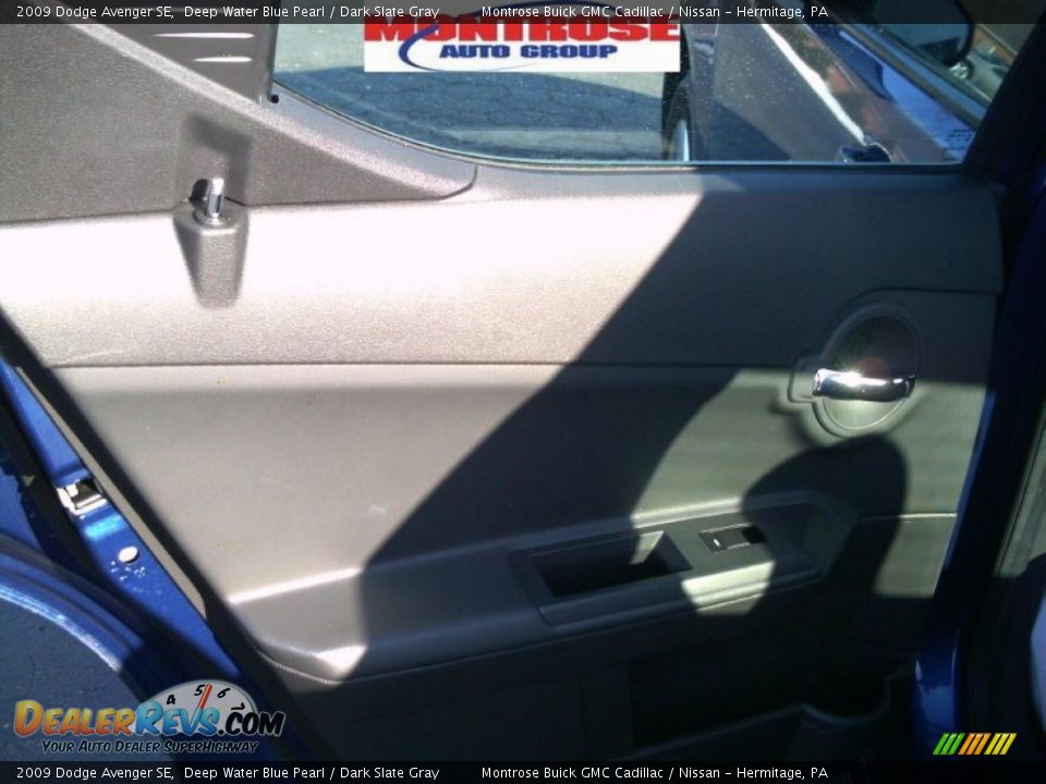 2009 Dodge Avenger SE Deep Water Blue Pearl / Dark Slate Gray Photo #12