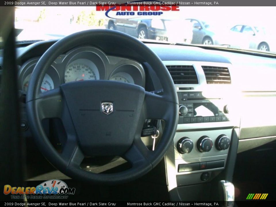2009 Dodge Avenger SE Deep Water Blue Pearl / Dark Slate Gray Photo #13