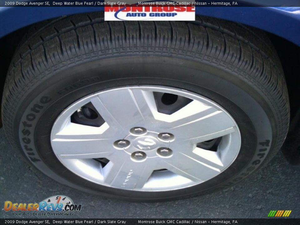 2009 Dodge Avenger SE Deep Water Blue Pearl / Dark Slate Gray Photo #18