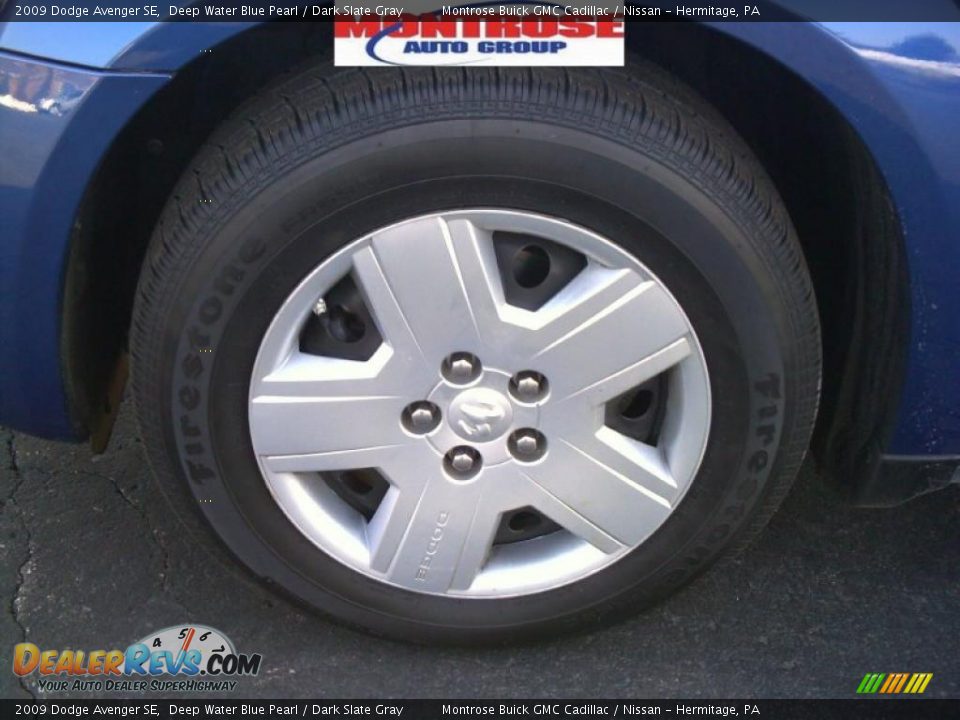2009 Dodge Avenger SE Deep Water Blue Pearl / Dark Slate Gray Photo #19