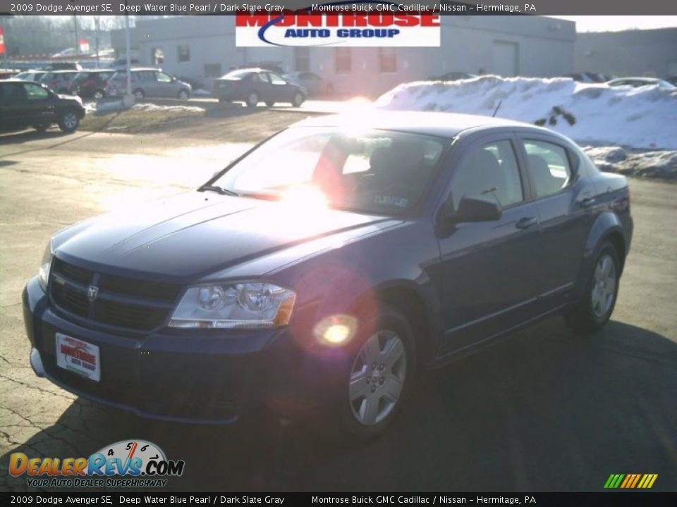 2009 Dodge Avenger SE Deep Water Blue Pearl / Dark Slate Gray Photo #20