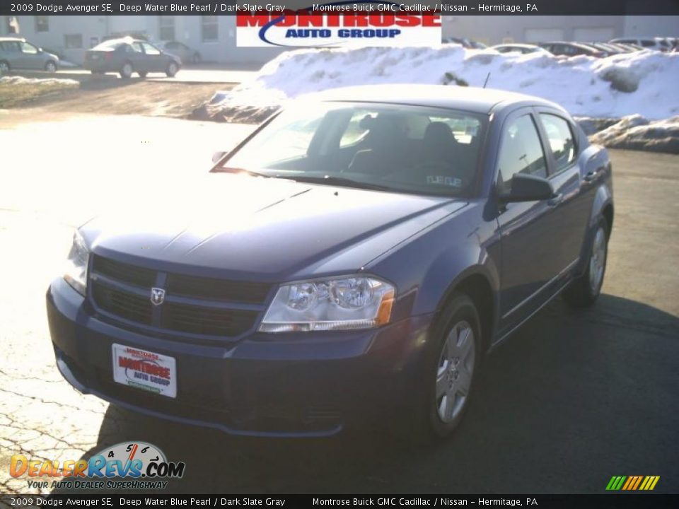 2009 Dodge Avenger SE Deep Water Blue Pearl / Dark Slate Gray Photo #21
