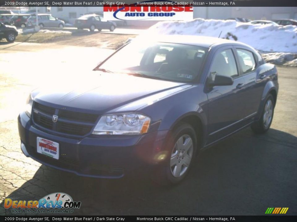 2009 Dodge Avenger SE Deep Water Blue Pearl / Dark Slate Gray Photo #23