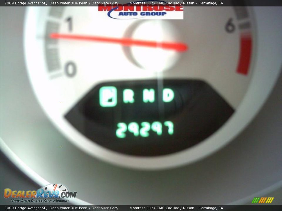2009 Dodge Avenger SE Deep Water Blue Pearl / Dark Slate Gray Photo #30