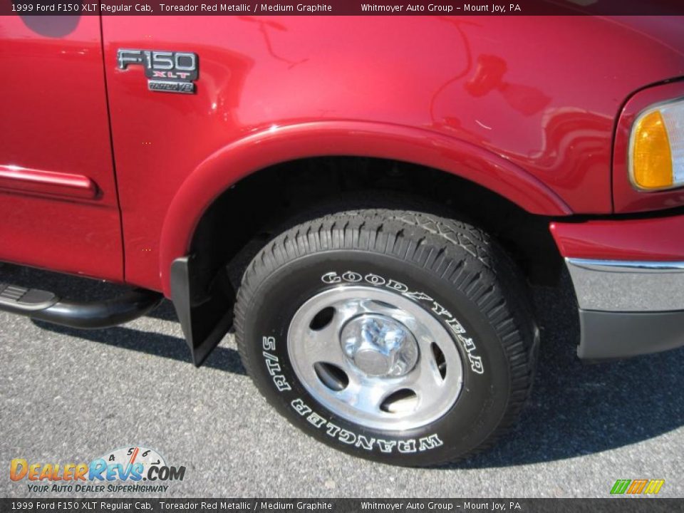 1999 Ford F150 XLT Regular Cab Toreador Red Metallic / Medium Graphite Photo #4