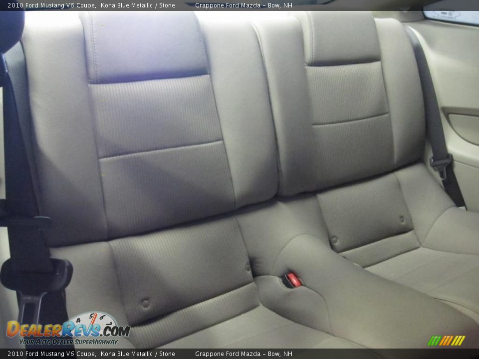 2010 Ford Mustang V6 Coupe Kona Blue Metallic / Stone Photo #6
