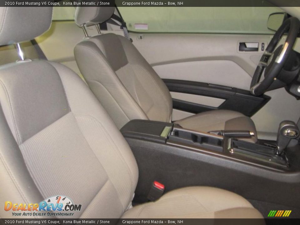 2010 Ford Mustang V6 Coupe Kona Blue Metallic / Stone Photo #7