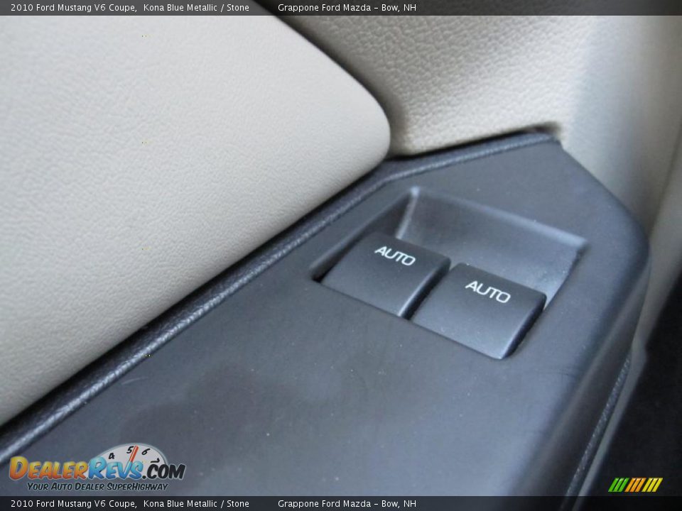 2010 Ford Mustang V6 Coupe Kona Blue Metallic / Stone Photo #9