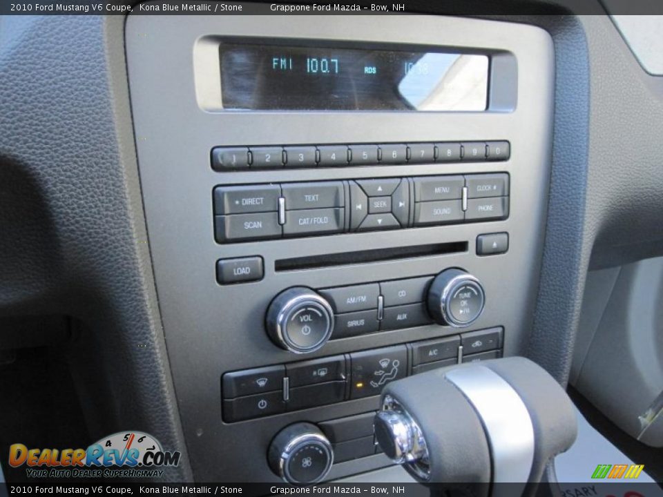 2010 Ford Mustang V6 Coupe Kona Blue Metallic / Stone Photo #10
