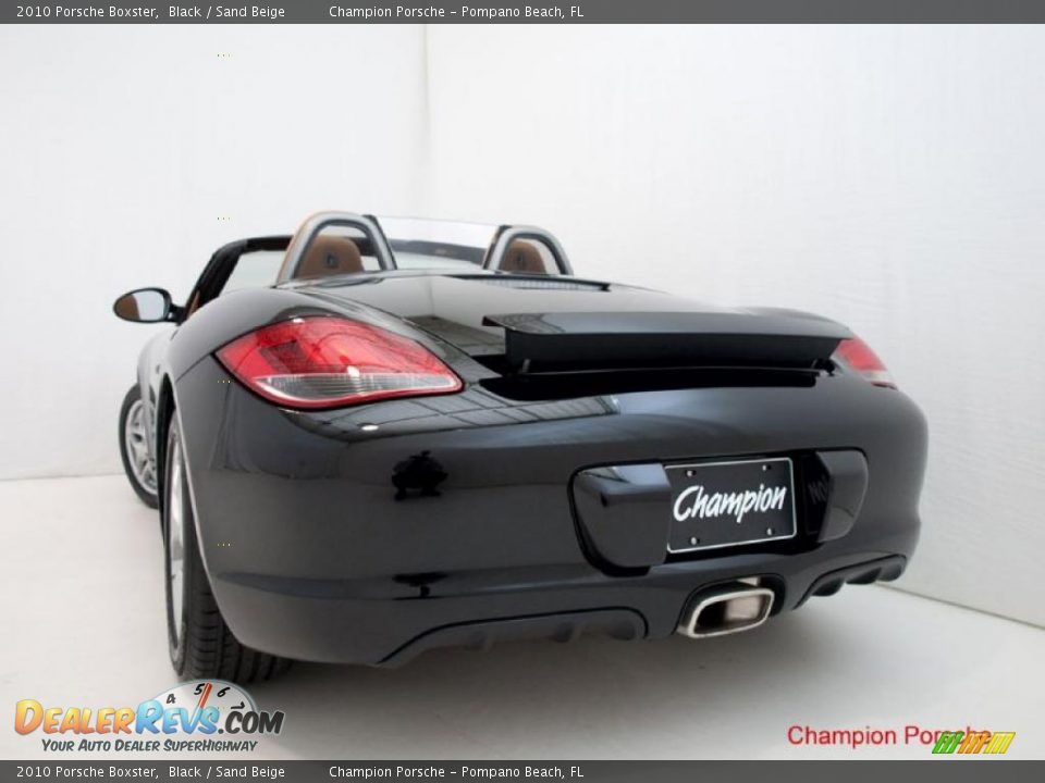 2010 Porsche Boxster Black / Sand Beige Photo #5