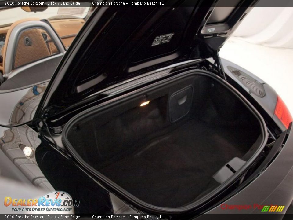 2010 Porsche Boxster Black / Sand Beige Photo #14