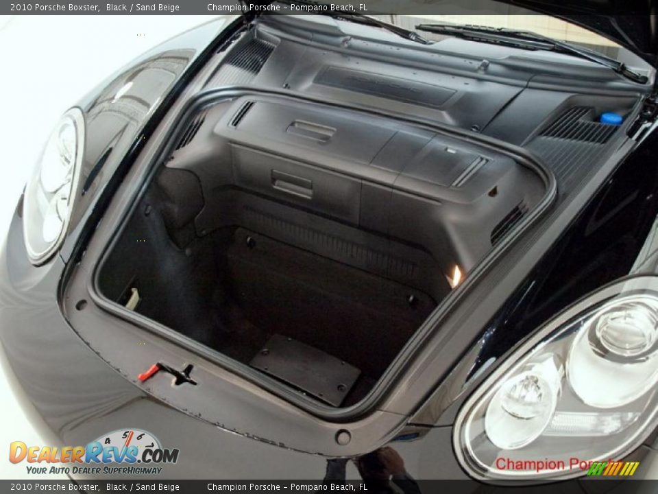 2010 Porsche Boxster Black / Sand Beige Photo #15