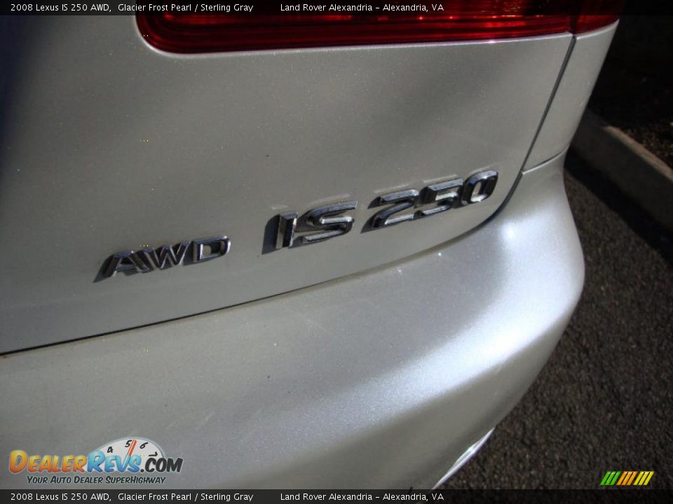 2008 Lexus IS 250 AWD Glacier Frost Pearl / Sterling Gray Photo #5