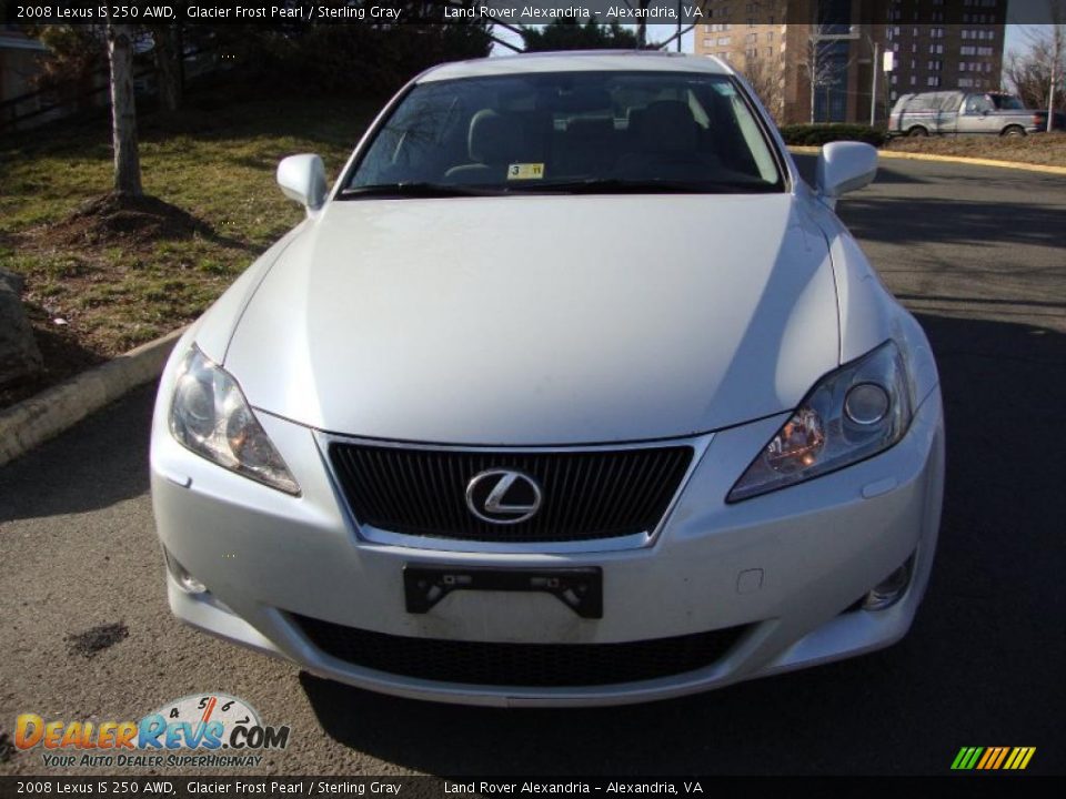 2008 Lexus IS 250 AWD Glacier Frost Pearl / Sterling Gray Photo #9