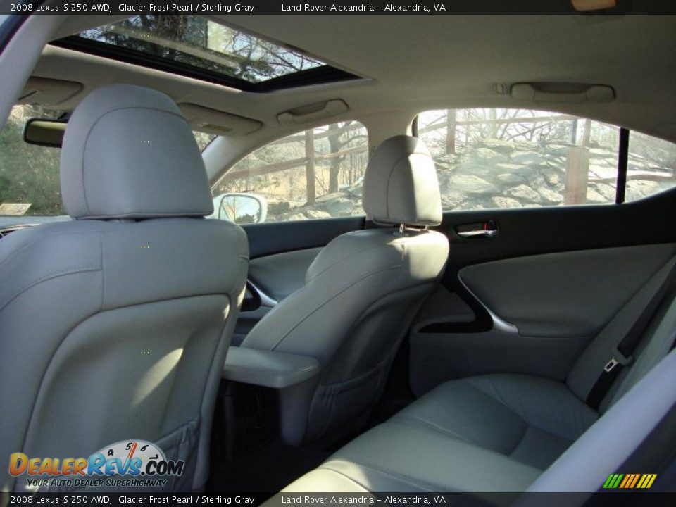2008 Lexus IS 250 AWD Glacier Frost Pearl / Sterling Gray Photo #17