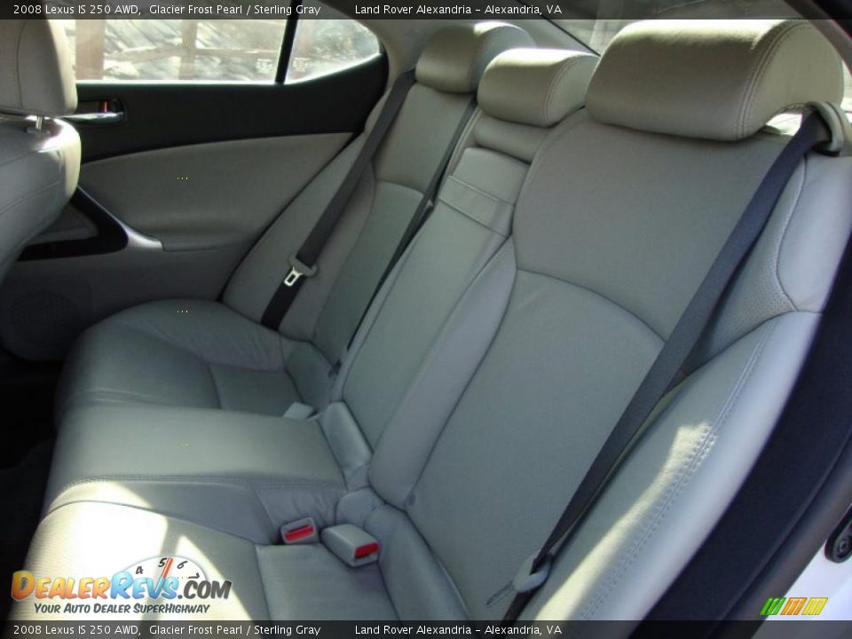 2008 Lexus IS 250 AWD Glacier Frost Pearl / Sterling Gray Photo #18
