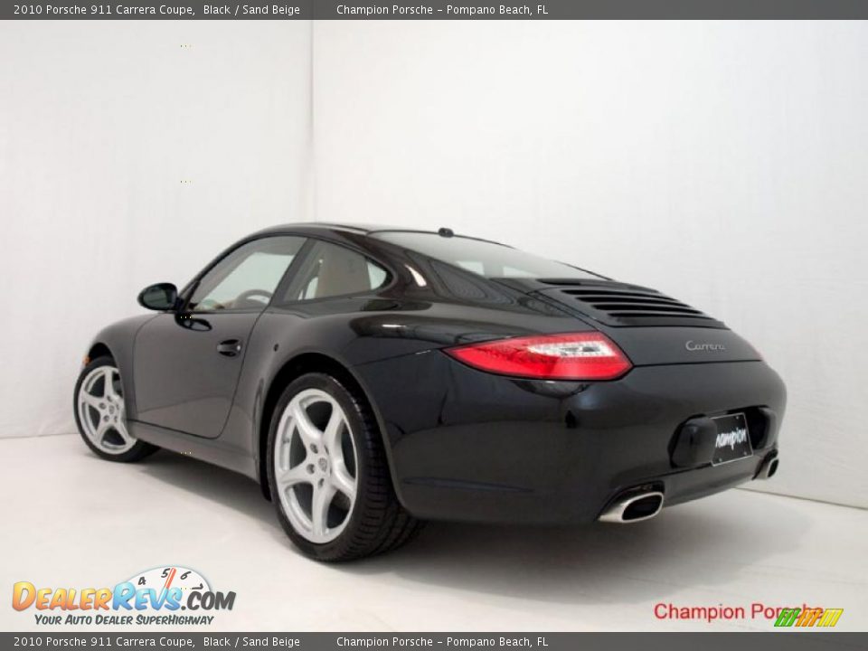 2010 Porsche 911 Carrera Coupe Black / Sand Beige Photo #5