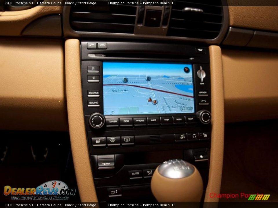 2010 Porsche 911 Carrera Coupe Black / Sand Beige Photo #12