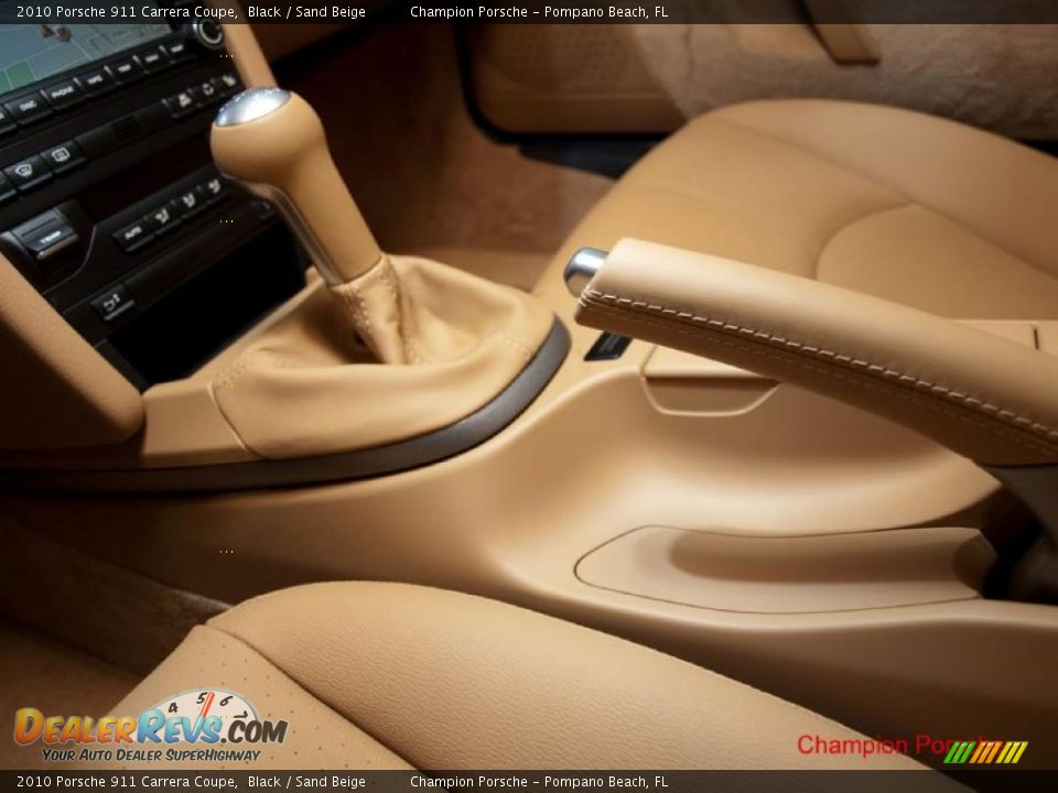 2010 Porsche 911 Carrera Coupe Black / Sand Beige Photo #13