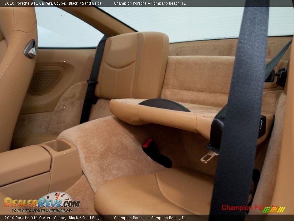 2010 Porsche 911 Carrera Coupe Black / Sand Beige Photo #15