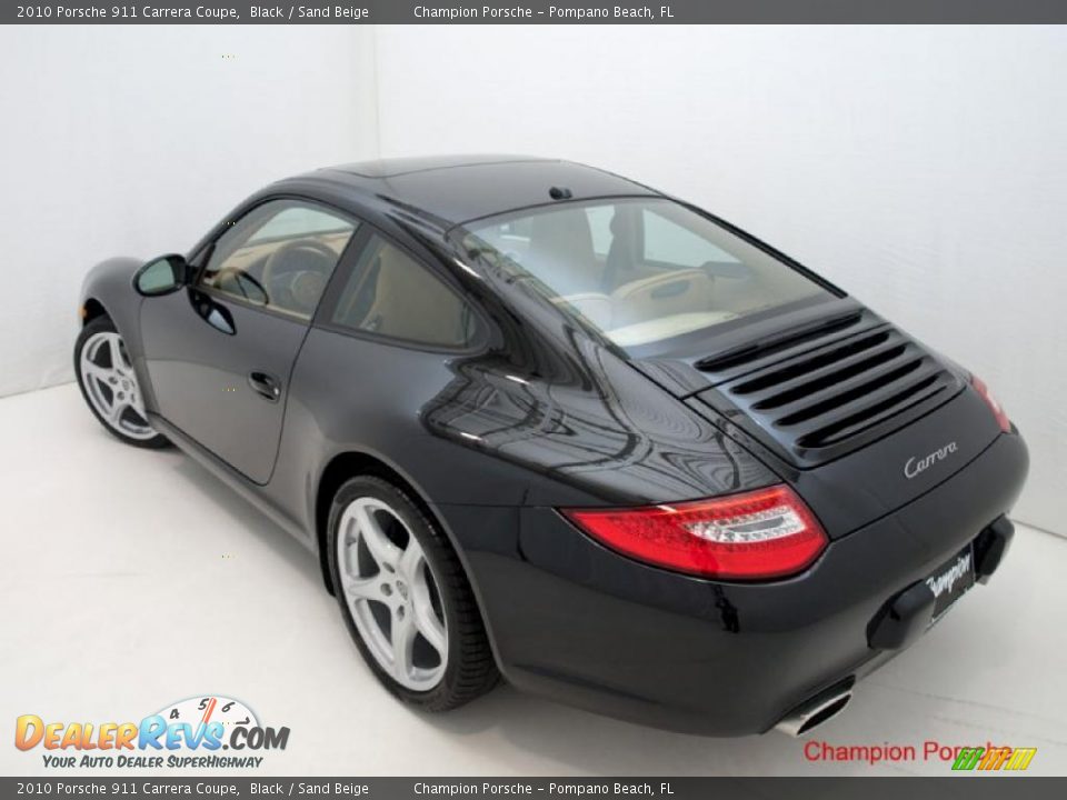 2010 Porsche 911 Carrera Coupe Black / Sand Beige Photo #17