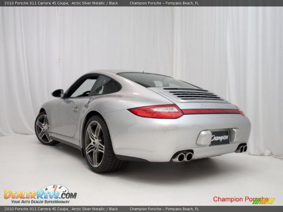 2010 Porsche 911 Carrera 4S Coupe Arctic Silver Metallic / Black Photo #5